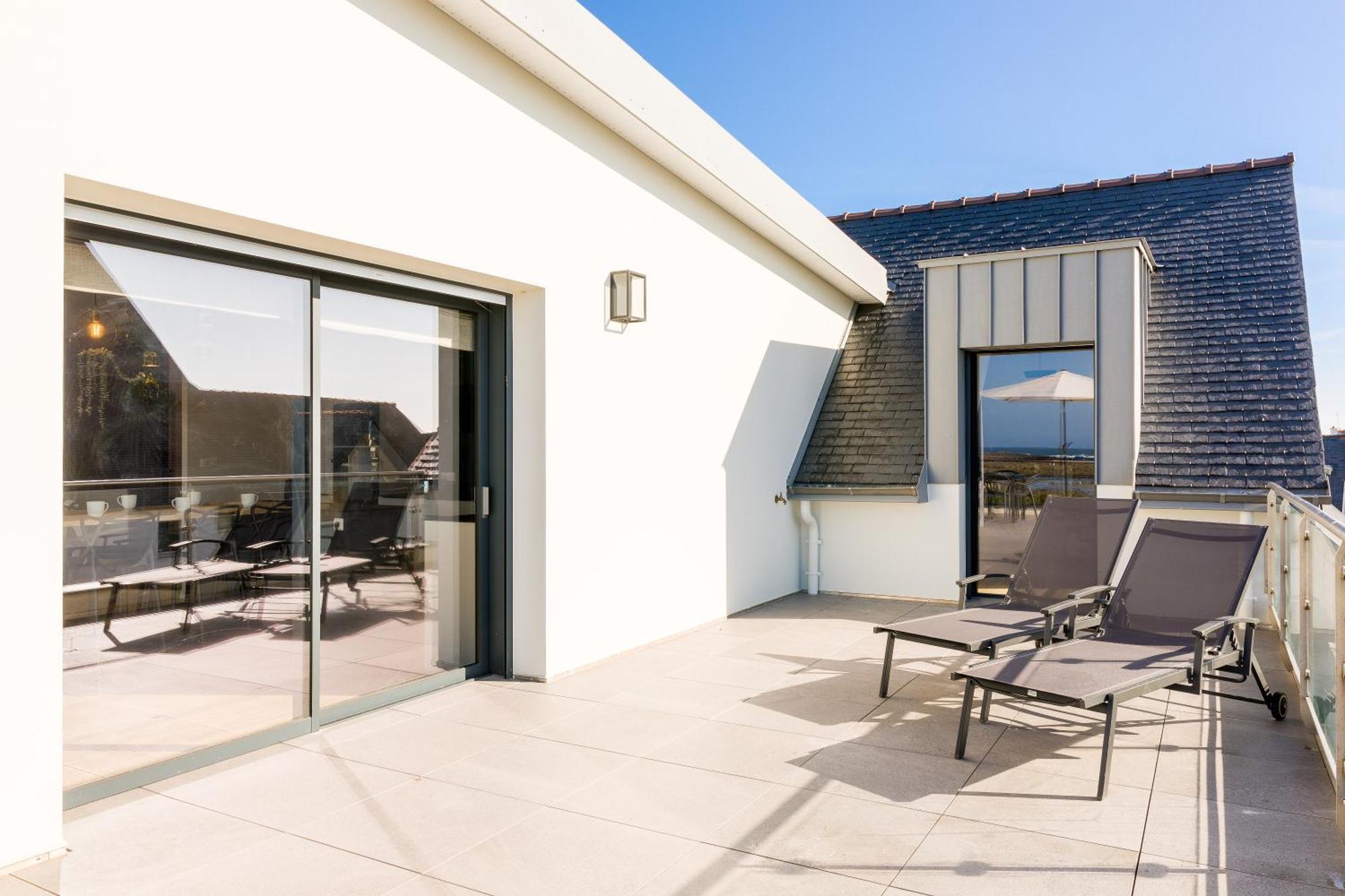 Ferienwohnung Escale A Saint-Gue Penmarcʼh Exterior foto