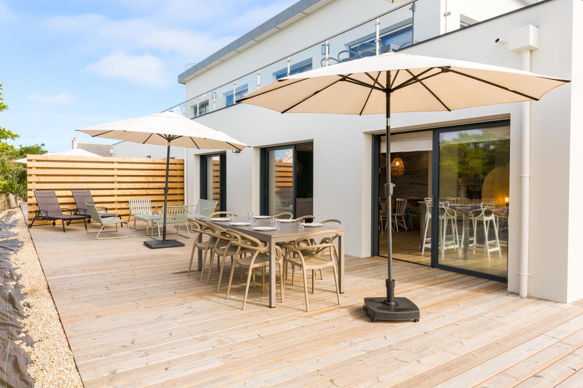 Ferienwohnung Escale A Saint-Gue Penmarcʼh Exterior foto